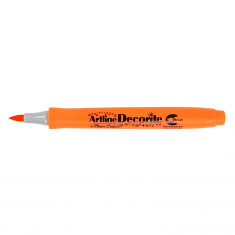 Marker Toma Artline Decorite Brush, Pomarańczowy Neon